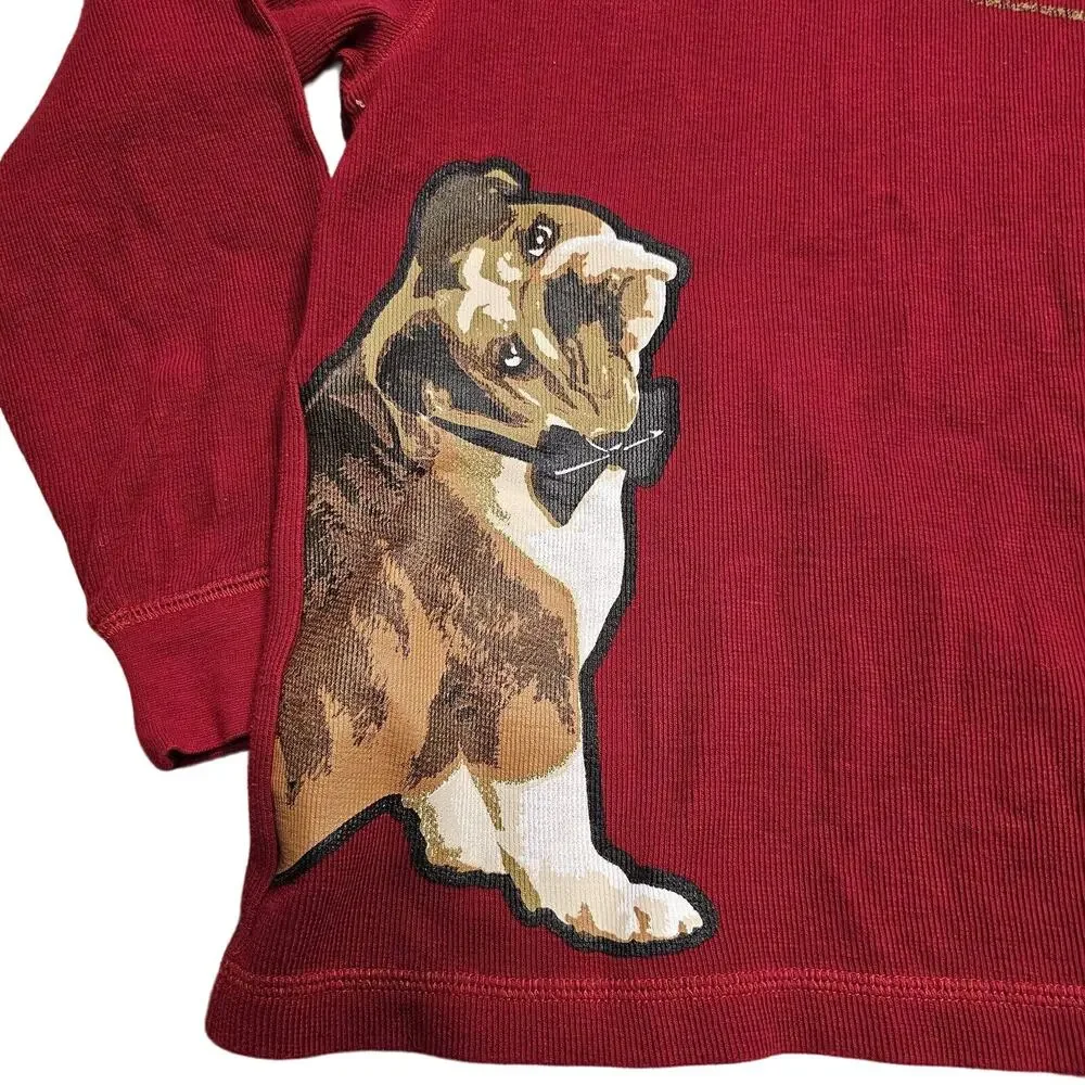 Gymboree Empire State Express Long Sleeves Thermal Shirt Boys Sz 10 Red